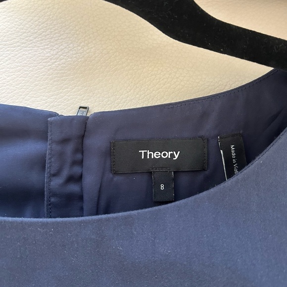 Theory Beautiful Blue Sheath Dress - Picture 2 of 7